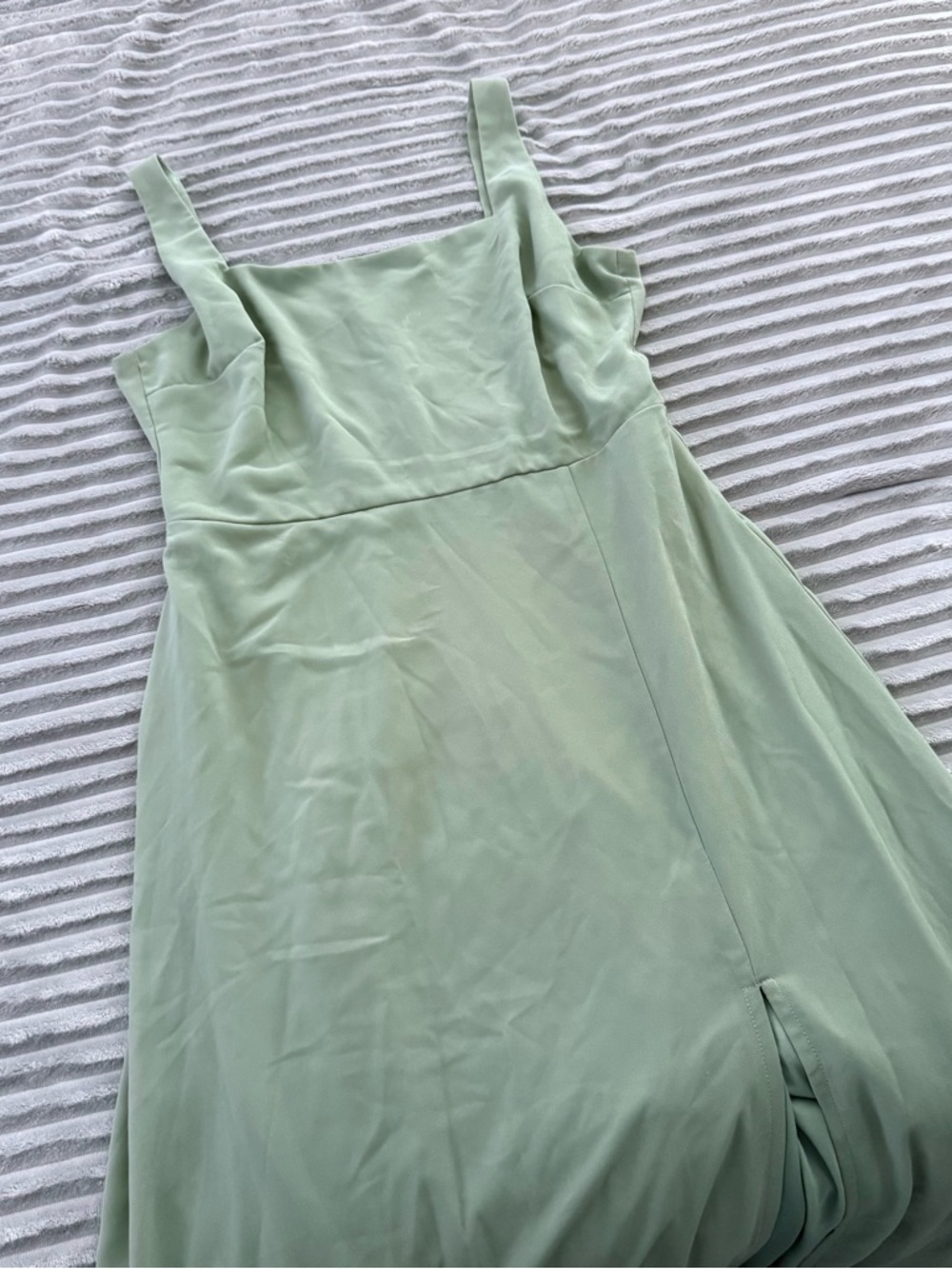 Sleeveless sage Green Women's Dress